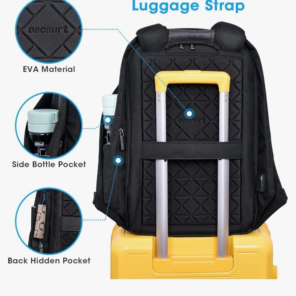 Black Tech Backpackk - Picture 7 of 10
